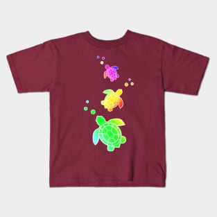 UNDER The Sea Turtle Love Kids T-Shirt